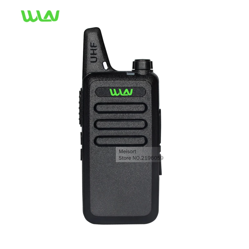 Portable Radio Set WLN KD C1 Mini Walkie Talkie UHF 400 470 MHz Handheld Two Way