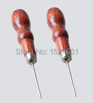 

Wood Handle Beading Awls Repair Tools 13mm(5-1/8"), sold per packet of 5 *tweezers vise glue gun pliers ring jewelry tools