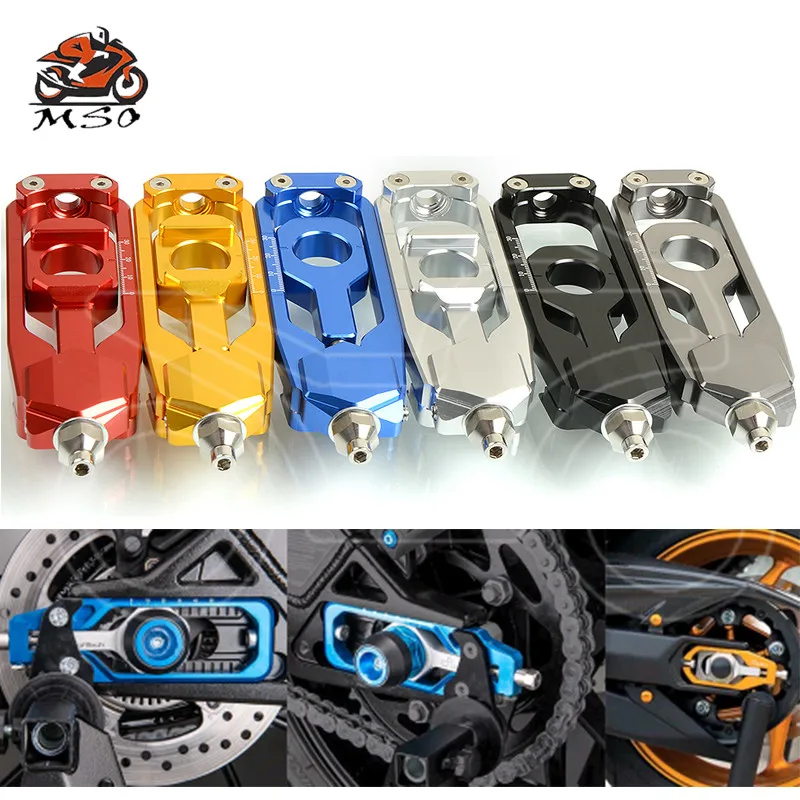 

For yamaha mt-09 mt09 MT-09 MT09 tracer fz09 fz-09 FZ09 FZ-09 fj09 fj-09 Motorcycle CNC Parts Chain Adjusters Tensioners Catena