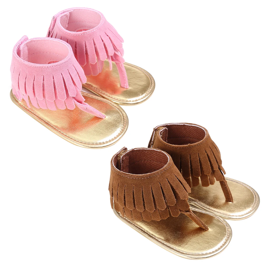 0 to 18 Months Baby Girls Sandal Summer Shoes Newborn Baby Girls