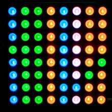 Трехцветная картина с полноцветный Общий Анод RGB светодиодный точечно-матричный дисплей модуль совместим colorduino 60 мм 8*8