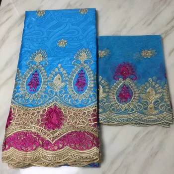 

2018 new African bazin riche red lace fabric african bazin riche fabric blue gold pink bazin riche getzner for patchwork sewing