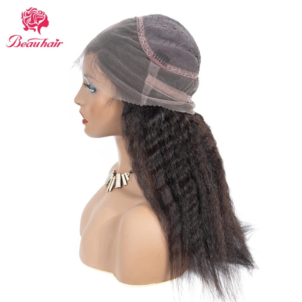 Pelucas de pelo humano frontales de encaje rizado peruano de zafiro para mujeres negras peluca Frontal de encaje grueso cabello Remy 360 pelucas de encaje
