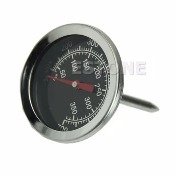 

New Stainless Steel Oven Cooking Milk BBQ Meat Food Thermometer Gauge 400c