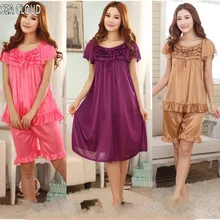 82 летний детский комплект одежды с коротким рукавом женский вискозный Кардиган Тонкий ночные халаты больших размеров Материнство мамы одежда свободного кроя для отдыха, одежда для сна