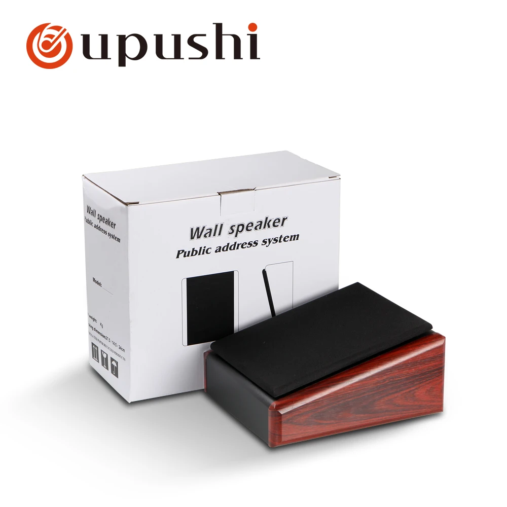 Oupushi home music system 10W 20W wall speakers 6.5 inch ceiling loudspeakers 2-way full range speaker wall mount with amplifier