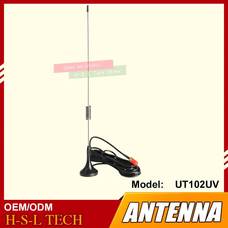 

Mini Wash Dish Handheld Walkie Talkie Antenna High Gain 144/430MHz Suction Dish Antenna Dual Band SMA/BNC Interface In The Car