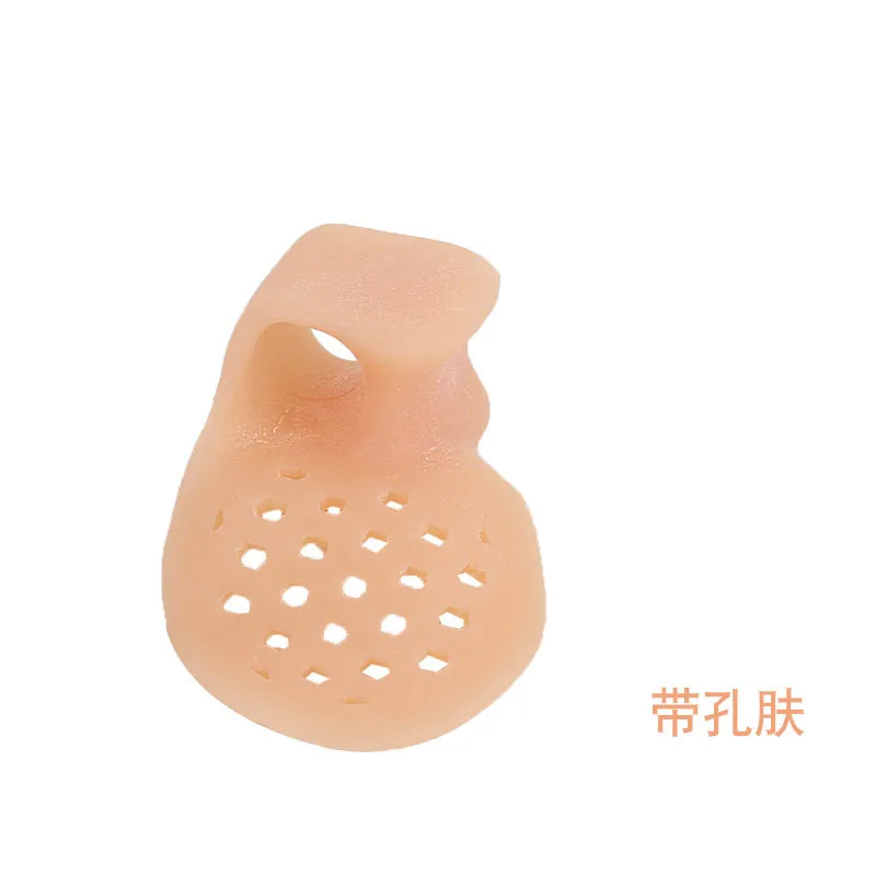 New 1 Pair Resuable Silicone Foot Finger Toe Separator Little Toe Thumb Valgus Protector Bunion Adjuster Guard Feet Care Tools