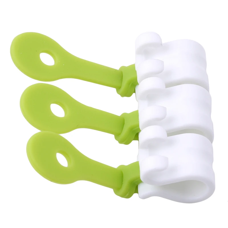 3pcs/set Fondant Frosting Cake Decorating Bag Clips Plastic Icing