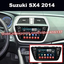 2 Din Android Car GPS Navigation For Suzuki Sx4 2014 with DVD MP3 Player Capacitive Touch Screen Android Octa Core system