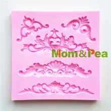 Mom& Pea 1466,, декоративная форма для торта, для украшения помадки, для торта, 3D форма для мыла, пищевая форма