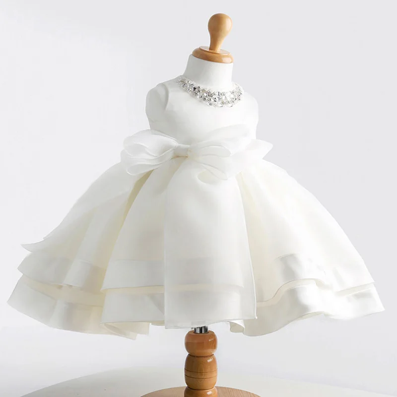 Fashion 1st birthday dress girl baby dress newborn for party...