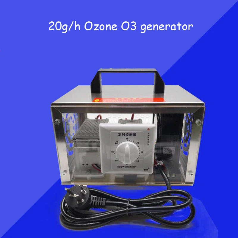 

20g/h Ozone O3 generator ozonator machine air mini portable purifier filter deodorizer sanitizer