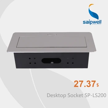 

Newest Design Tabletop Mounted Sockets/ Multifunction Zinic Alloy 5 Pins Electric Desktop Socket