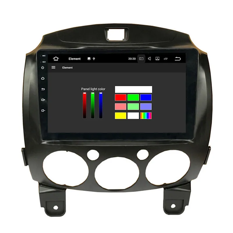 Top Aotsr Android 8.0 Car DVD Player Autoradio GPS Navigation for Mazda 2 9 inch IPS Screen Mirror-link Bluetooth no DVD 2 din radio 22