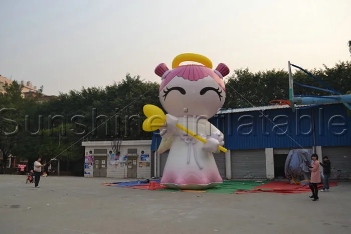 

Beautiful inflatable anime girl cartoon model for event decoration