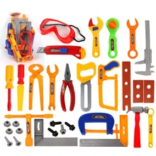 37 DIY границы Дети моделирование игра дом игрушка набор дрель Шлем Набор инструментов ремонта игрушки детский сад учебные принадлежности