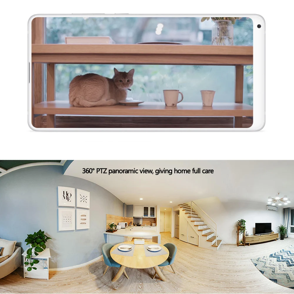  Original Xiaomi Mijia Smart Cam Cradle Head Version 1080P HD 360 Degree Night Vision Webcam IP Cam 