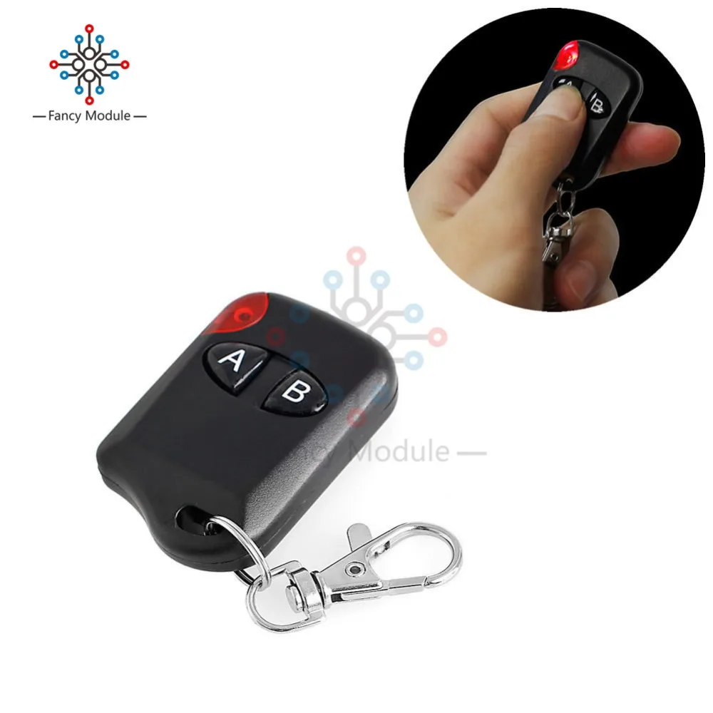 

2 Button RF Wireless Remote Control Transmitter Garage Door DC12V 433MHz