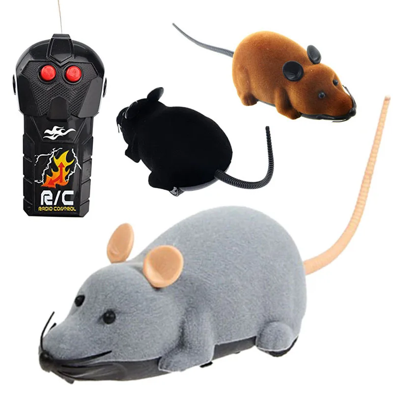 2017 New Creative Remote Control Mouse Toy Two way Animal Flocking