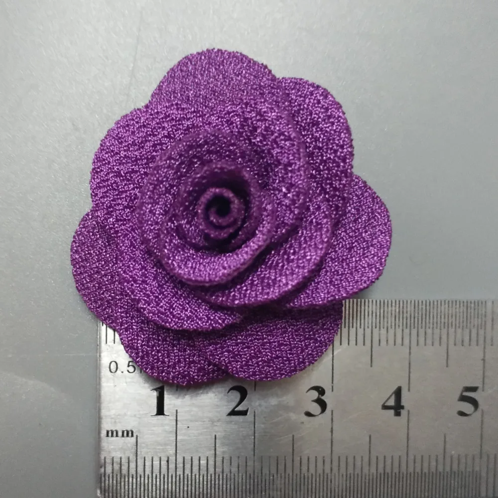 silk flower artificial & dried arrangements 10Pieces/Bag Size 4CM Fabric Rose Flower Handmade Cloth Flowers Hand DIY Material Wedding Bouquet Flower Hair Cloth Accessories flower fall artificial flora artificial & dried floral