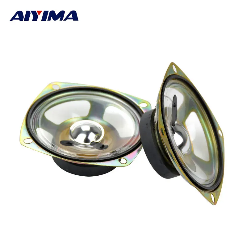 

AIYIMA 2Pcs Waterproof Speakers 3Inch 8Ohms 5W 78MM Transparent Waterproof Basin Square Louderspeakers