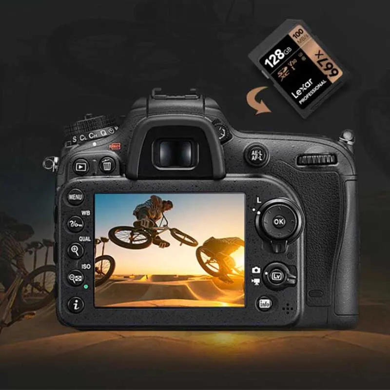 Карта памяти Lexar SD с UHS II 3 0 USB Reader 256 ГБ 64 Гб 128 SDXC Max 100 м/с карта для камеры Recorder Drone 3D