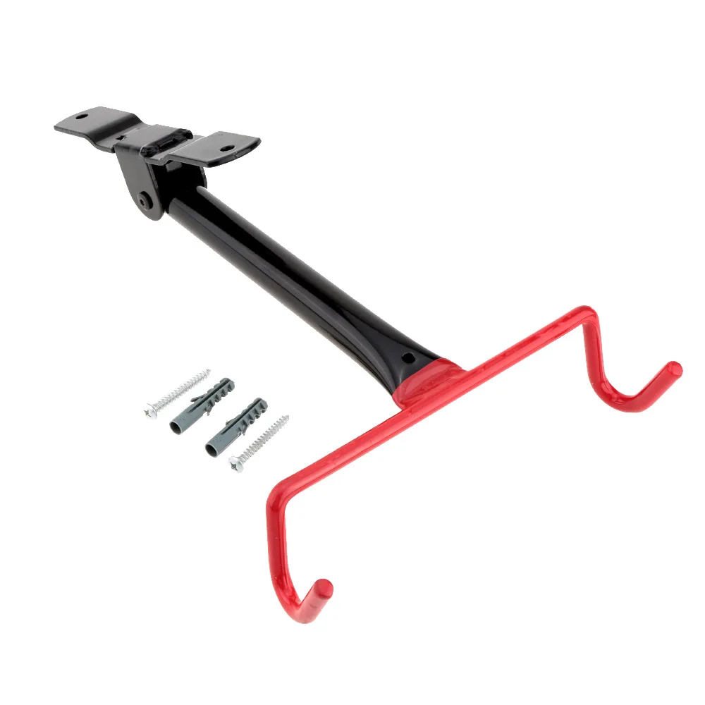 

Wall Mounted Bike Hanger Screw Wall AnchorGarage Fold Down Bike Steel Hanger Bicycle Bike Cycle Storage Rack Mount Hook Holder