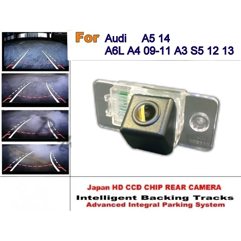 Автомобильная камера заднего вида для Audi A5 14 A6L A4 09-11 A3 S5 12 13 с функцией ночной