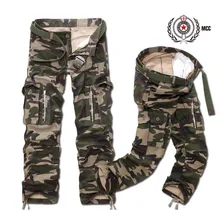 Krieg Spiel Cargo Pants Mens Lose Beiläufige Hosen Mehrfach Reißverschluss Herren Hosen Tarnung Armee Hosen Active Joggers