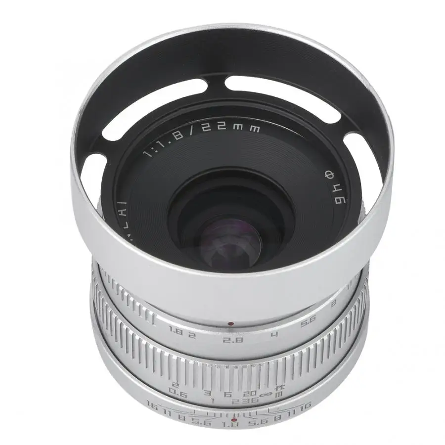 22 мм f1.8 объектив с широкой диафрагмой и APS-C ультра Широкий формат объектив ffor Fuji X-A1/2/3/10, для Fuji X-M1/2 для sony NEX3/3N/5/5 T/5R/6/7/A5000
