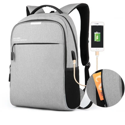 Бренд BALANG популярный деловой рюкзак для мужчин и женщин модные школьные сумки для подростков мальчиков и девочек рюкзаки для ноутбуков - Цвет: gray