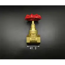 Латунный клапан ворот DN15 1/" BSPP Женский 16Bar Рабочая Давление Порты и разъёмы Размер 14 мм