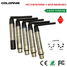 DHL 5pin XLR штекер 2,4 г DMX DMX512 Dfi DJ Беспроводной приемник и передатчик для освещения Управление