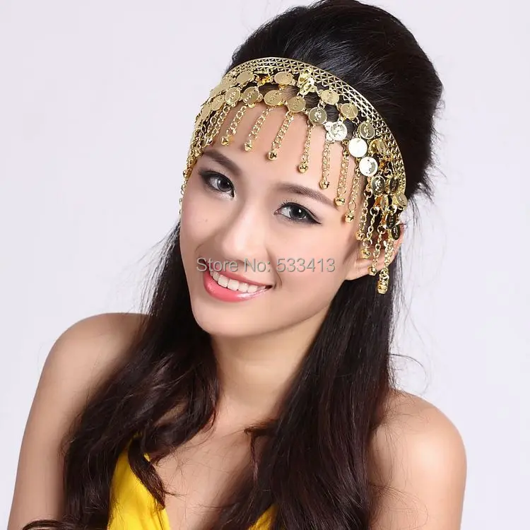Belly dance hair accessory accessories belly dance metal bell hair pin