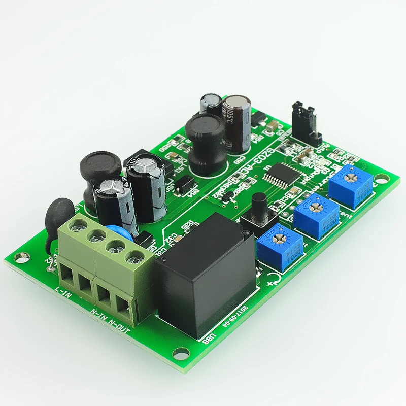 

220V10A AC overcurrent protector plugging self stop protection module overload protector adjustable current limiting switch