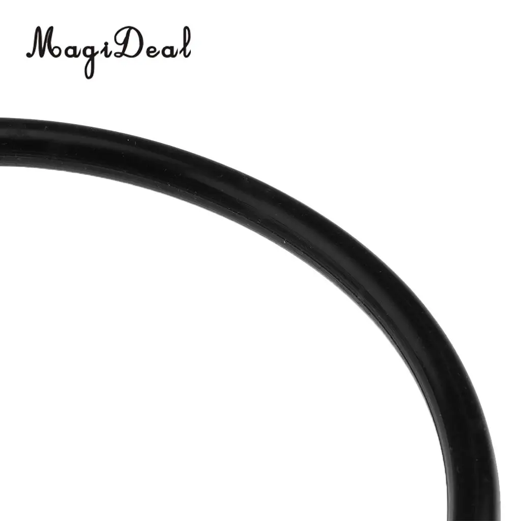 MagiDeal Scuba Diving Dive Silicone Regulator Necklace Holder Accessories 72cm Yellow/62cm Black