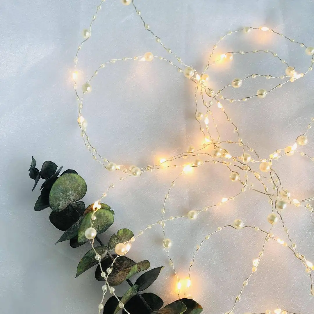 

2M 20 LEDS AA Battery Operated Copper Wire Fairy LED String Light Christmas Party Decoration Wedding Baby Girls Bedroom Decor