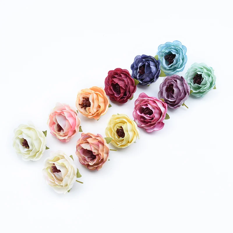 5pcs Autumn decoration diy christmas Garlands silk rose fake plants home wedding bridal accessories clearance artificial flowers