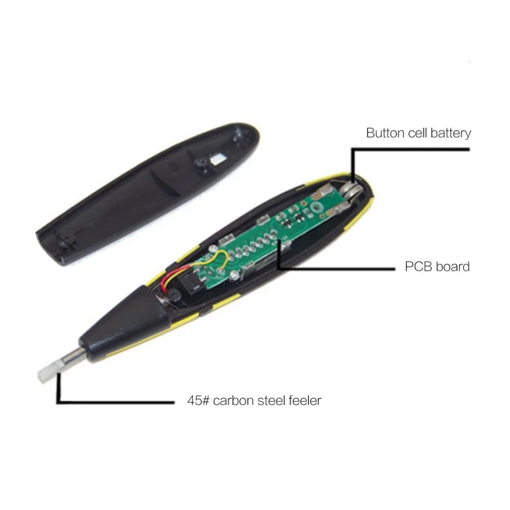 SHE.K Digital AC/DC Voltage Meter Pen Volt Tester Screwdriver Sensor LED Flashlight Cable Socket Live Line Check Induction