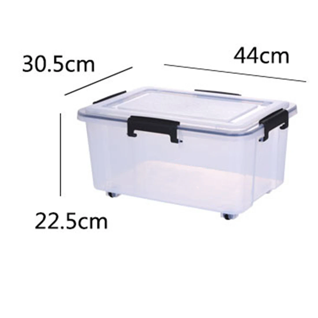 HIPSTEEN уплотнение прозрачный ящик для хранения плотный Органайзер Контейнер чехол для одежды коробка для хранения Органайзер - Цвет: M