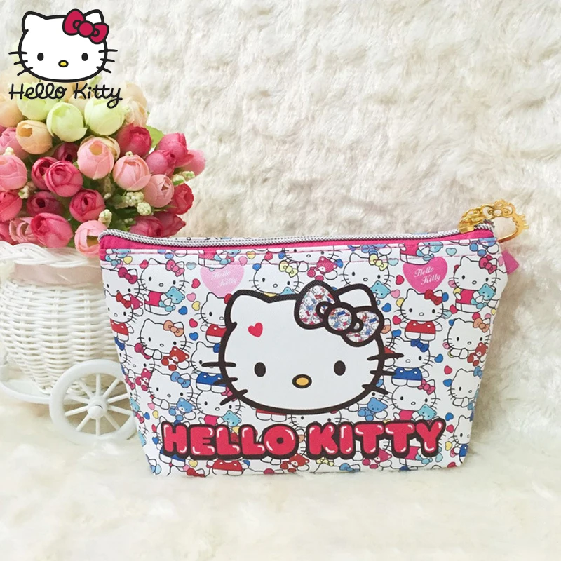 Милый мультяшный кошелек hello kitty, кошелек hello kitty, женские кожаные кошельки, женский клатч, кошелек, детский держатель для карт, плюшевый рюкзак