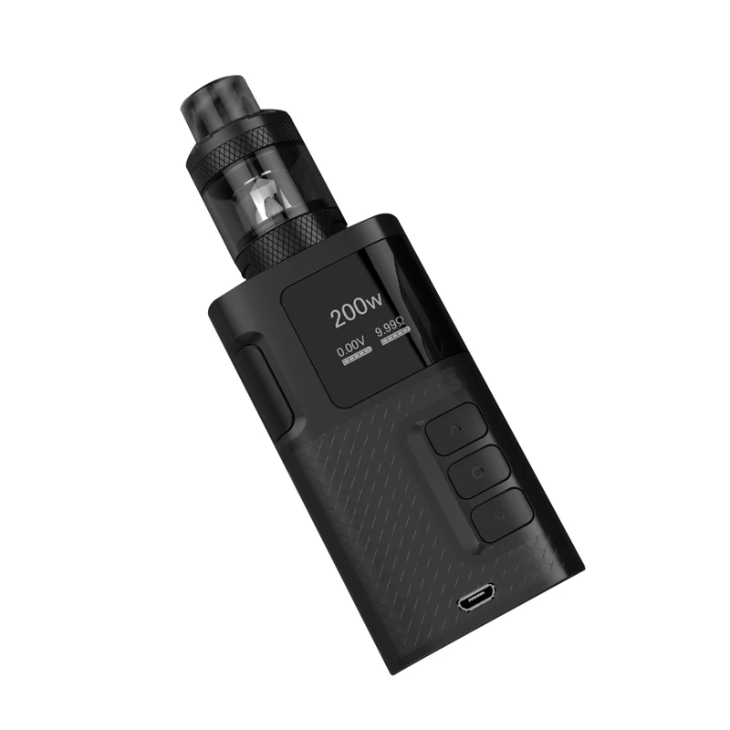Оригинальный Kanger Ripple Starter Kit Vape Kangertech 3 5 Вт Box Mod 200 мл Tank Fit NR катушка Двойной 18650