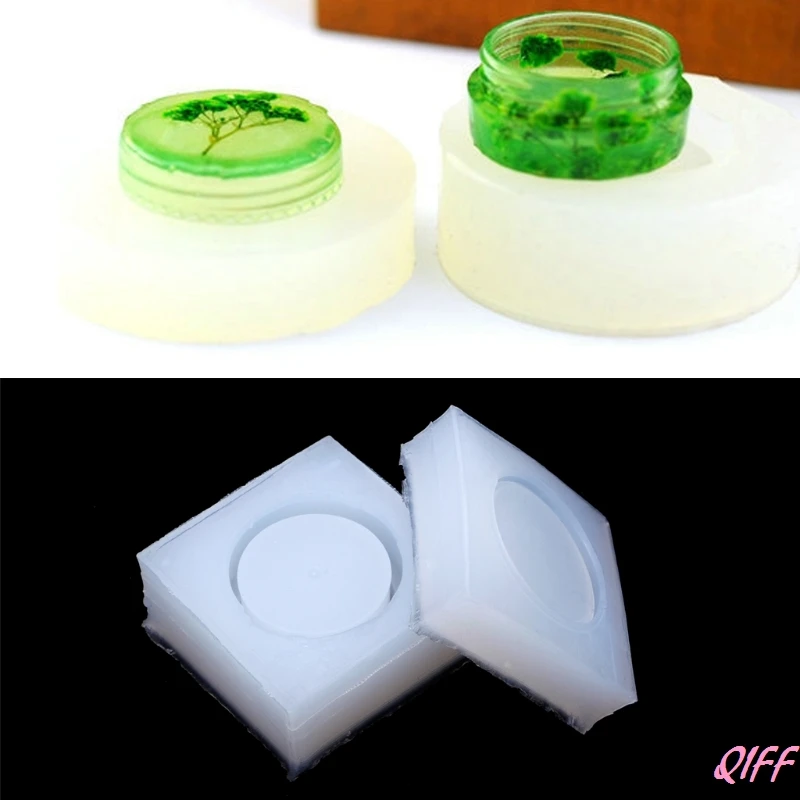 

DIY Round Silicone Storage Box Mold Resin Mould Jewelry Casting Craft Handmade