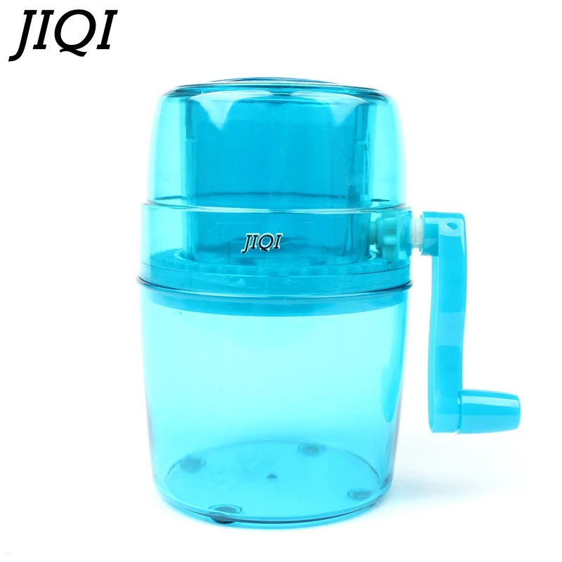 JIQI 1.1L ручная дробилка для льда бритва производитель Slushies мини бритва|ice crusher