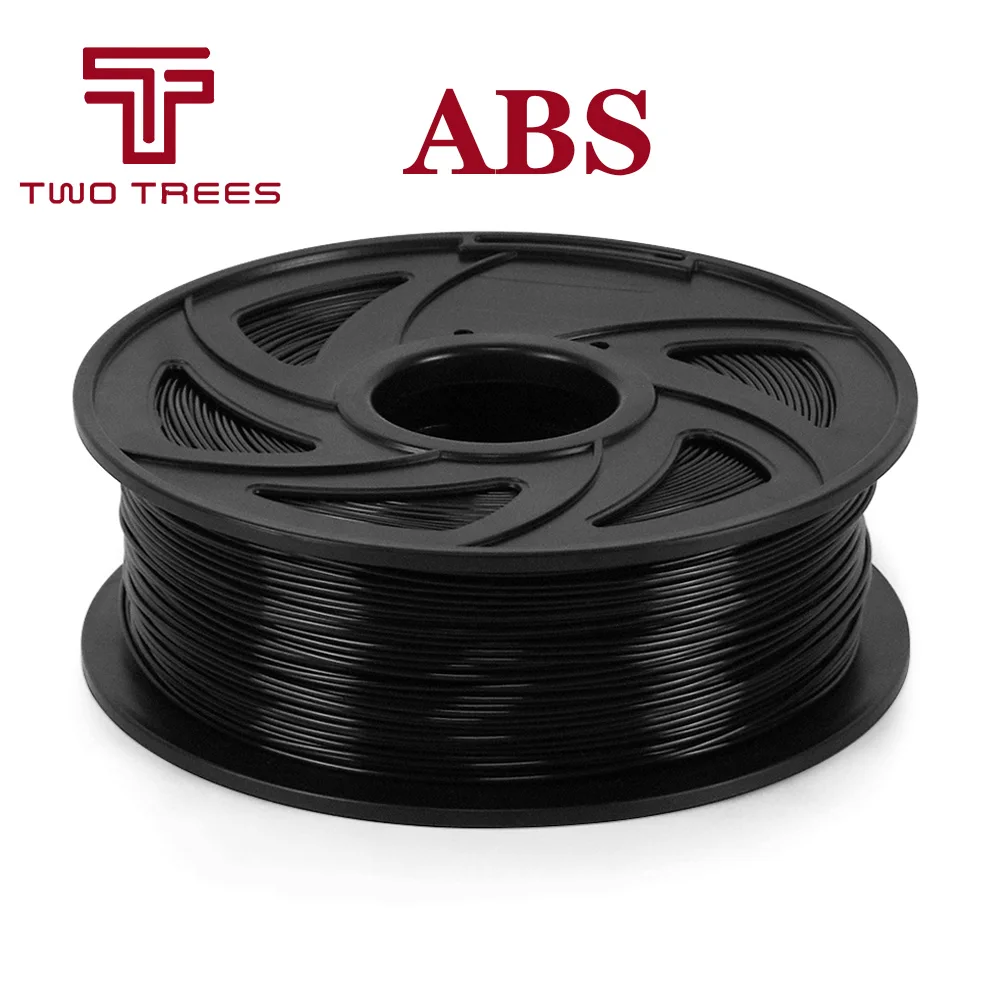 3D нить PLA/ABS нить 1,75 многоцветная 1 кг пластиковая катушка нить 1,75 3D принтер нить impressora 3D filamento - Цвет: ABS-1KG-black