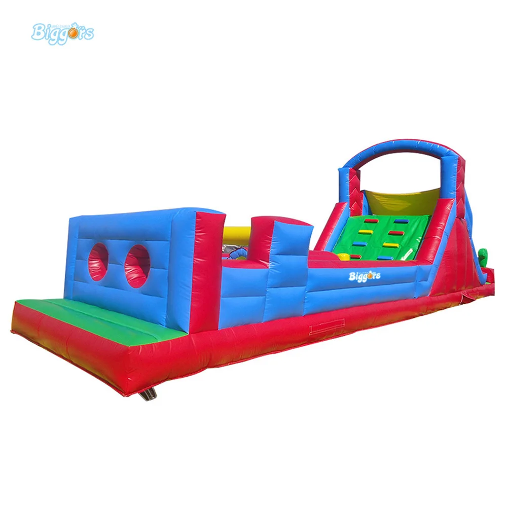 

PVC Tarpaulin Bounce House Inflatable Obstacle Course Bouncy Castle Combo Slide