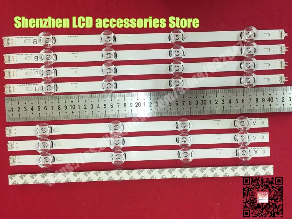 8 шт./лот для 8 шт. светодиодный полосы для LG 42LB5610 42LB5500 42LF5800 42LB580V 42LB585V LC420DUE FG 4 шт.+ 4 шт. B