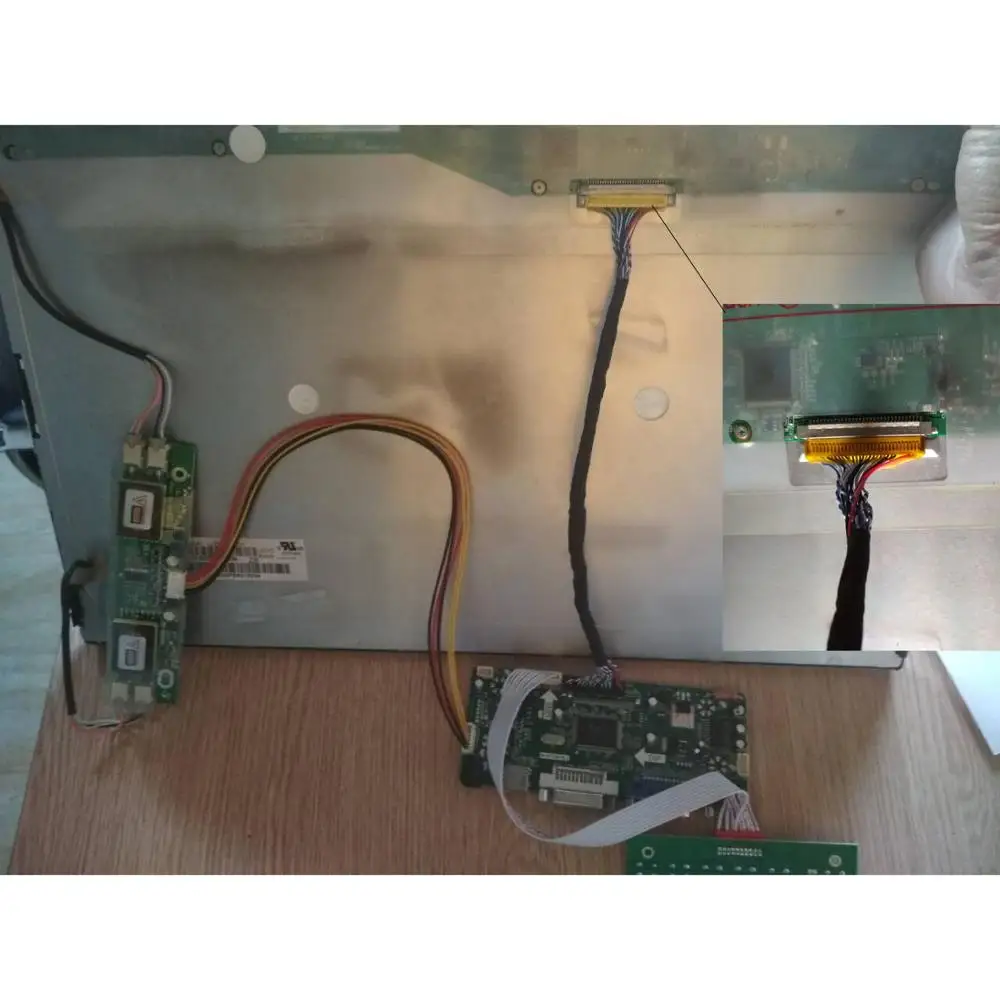 Комплект для телефона монитор экран DVI VGA LVDS 4 лампы драйвер HDMI 1680X1050 22 дюйма плата