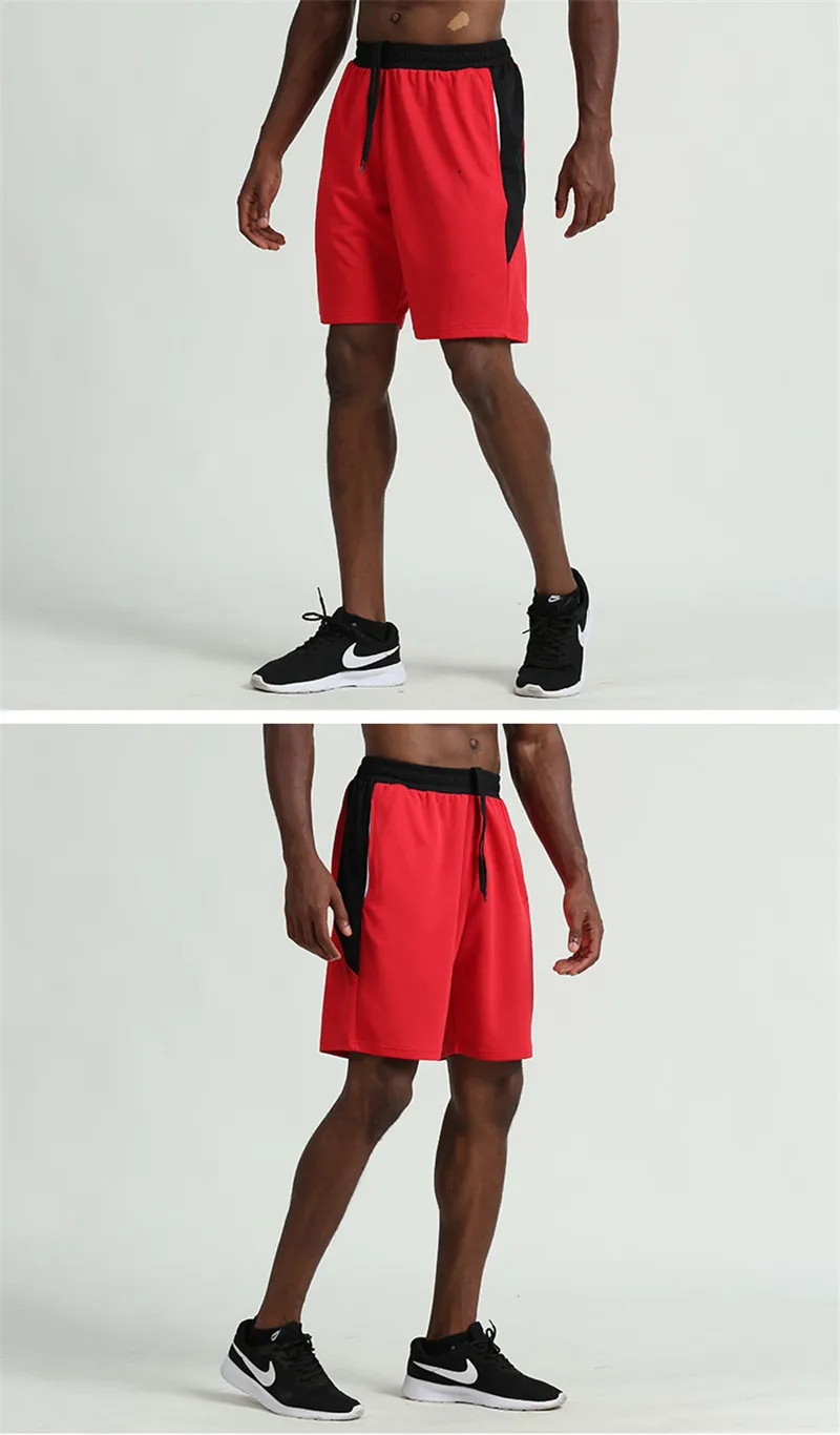 Дышащие Лоскутные мужские баскетбольные шорты спортивные быстросохнущие брюки свободные анти-пот водонепроницаемые спортивные шорты для бега